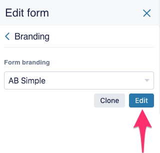 Edit button